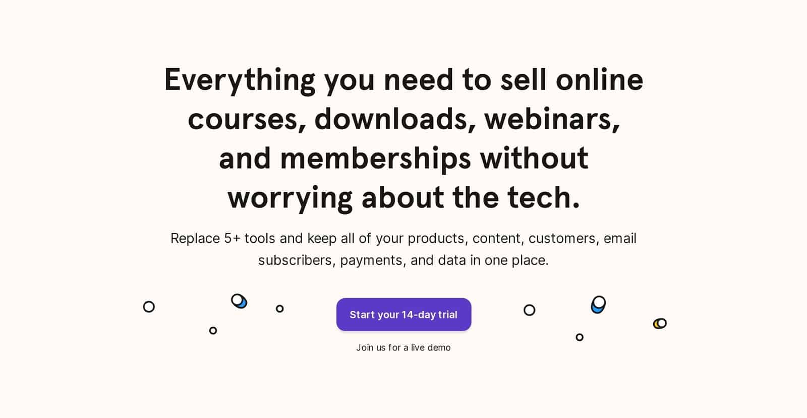 screenshot shows form cta