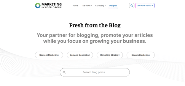 Simple, easy-to-navigate pages like we use here at MIG help with converting website visitors to leads.