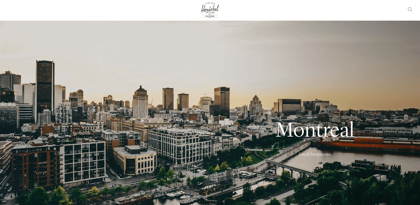 Herschel creates content to entice adventure and experience in their content marketing efforts