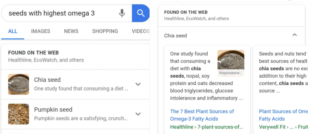 graphic shows screenshot example of accordion snippet